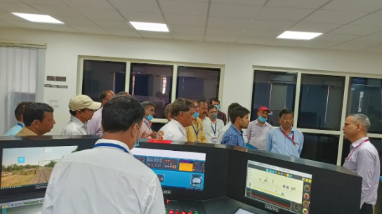 DRM Prayagraj Inspected Performance of Indigenous In-Motion Simulator at MDDTI, Kanpur